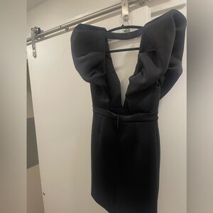 Little black dress. Super cute for wedding or any upscale event